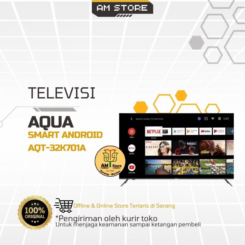 AQUA SMART ANDROID TV 32" AQT-32K701A