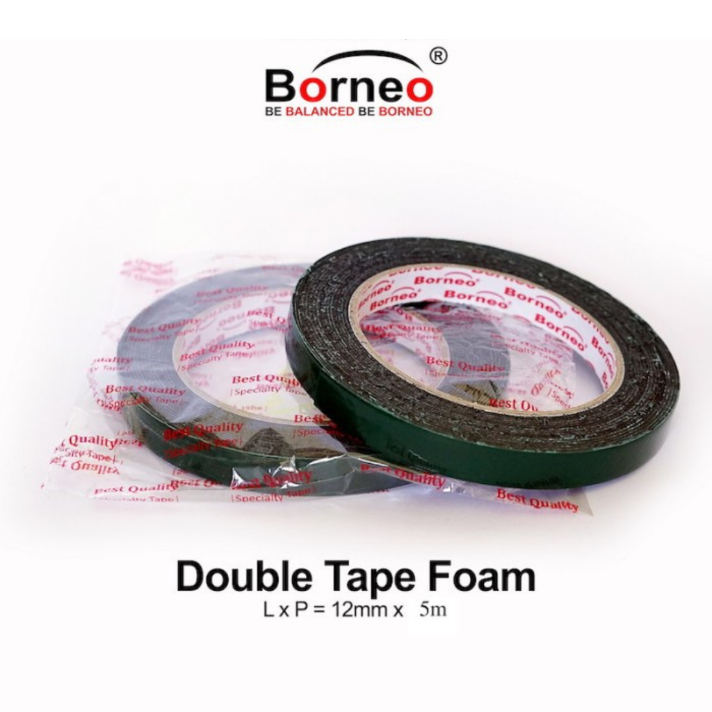 

Borneo Double Tape Foam 12mm x 5m