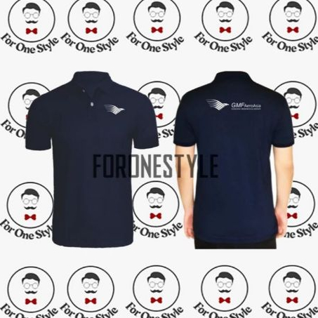 BAJU KAOS POLO SHIRT GMF AEROASIA - poloshirt GMF AEROASIA - KAOS ARUDA INDONESIA