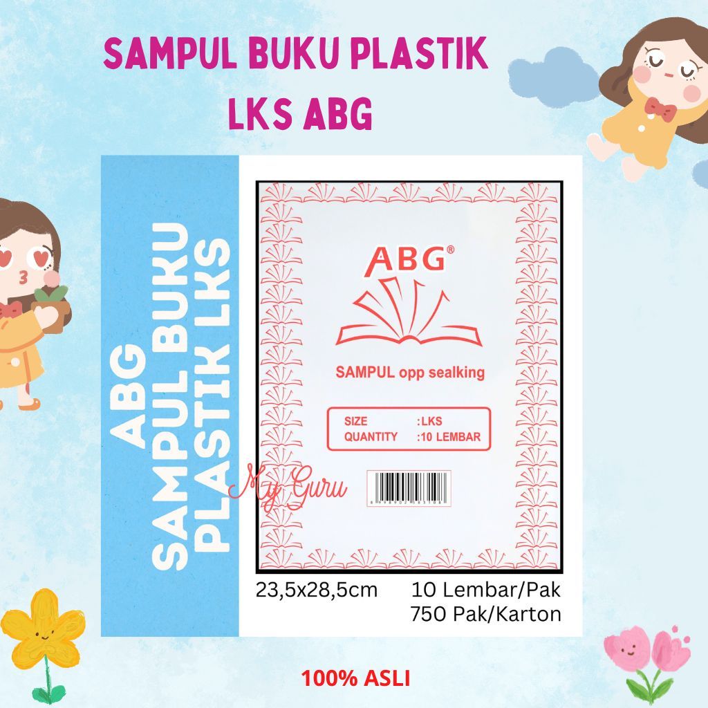 

[PAK] SAMPUL BUKU PLASTIK LKS POP1 / LKS ABG / SAMPUL PLASTIK / HORE