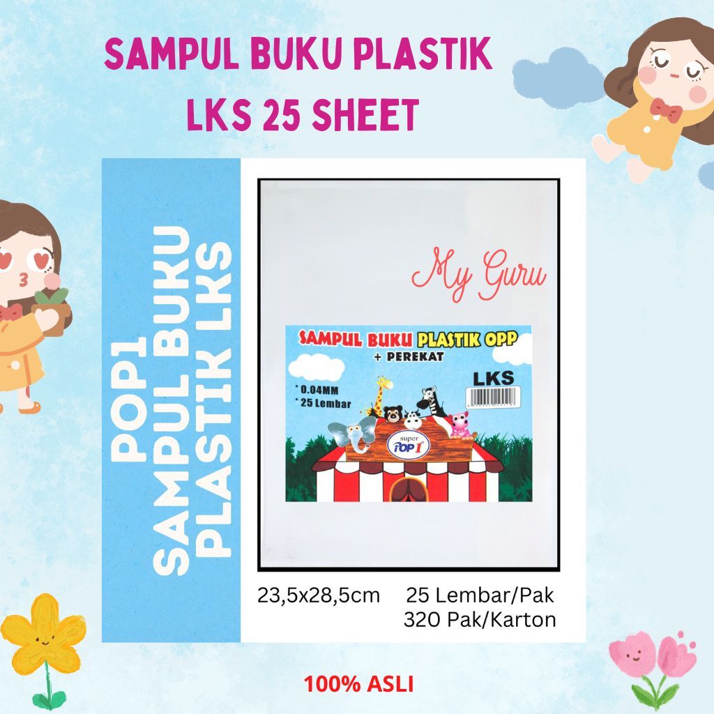 [Pak] Sampul Buku Plastik Lks Pop1 / Lks Abg / Sampul Plastik / Hore