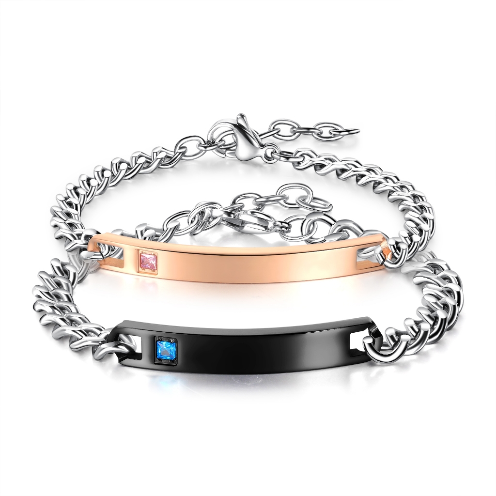 OPK Gelang  Pasangan Keluli perhiasan Fashion Stainless Steel mawar emas Women Perhiasan Model GS886