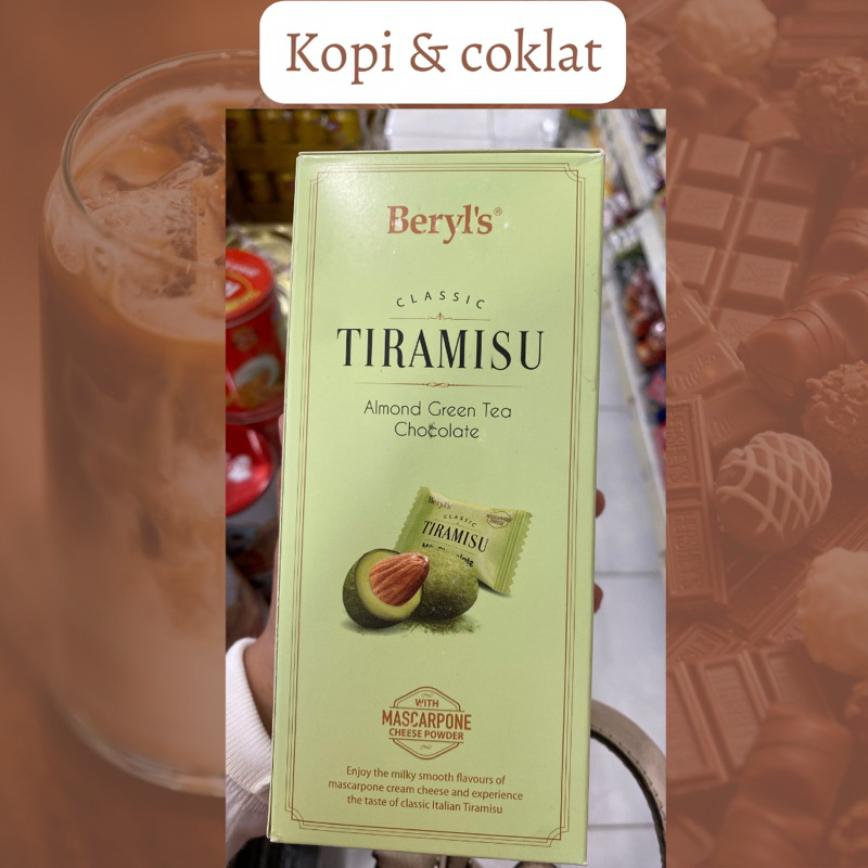 

BERYL'S CLASSIC TIRAMISU CHOCOLATE 200 gram