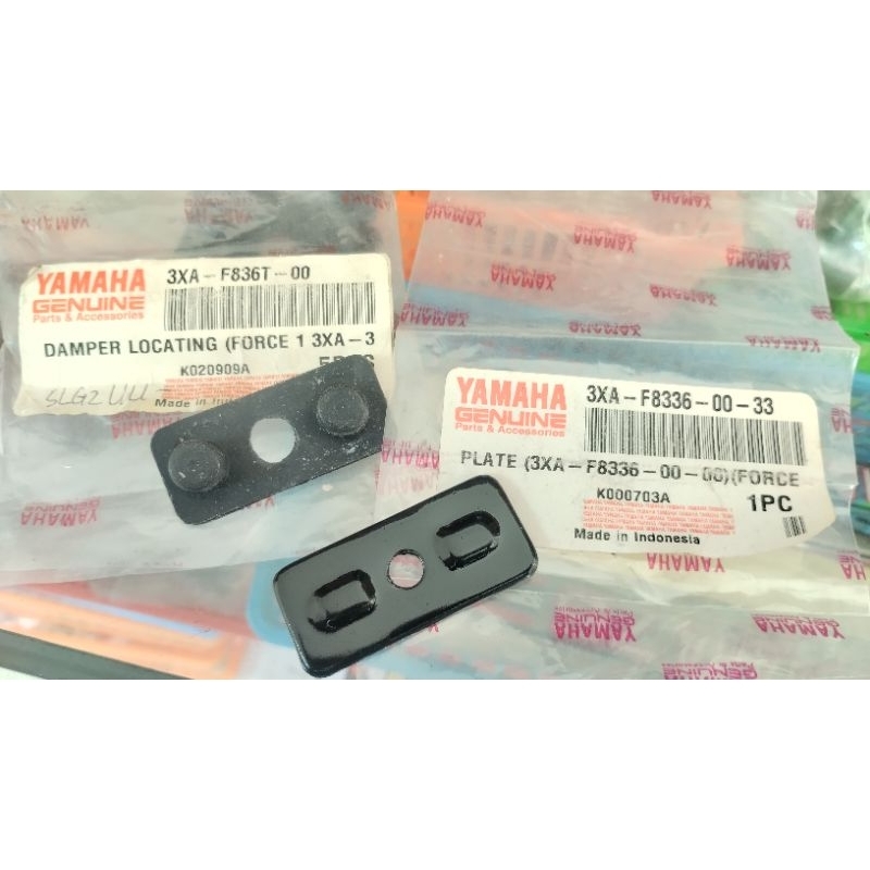 plat klem clamp sebeng tebeng sayap legshield tengah yamaha Force1 Force 1 F1Z original