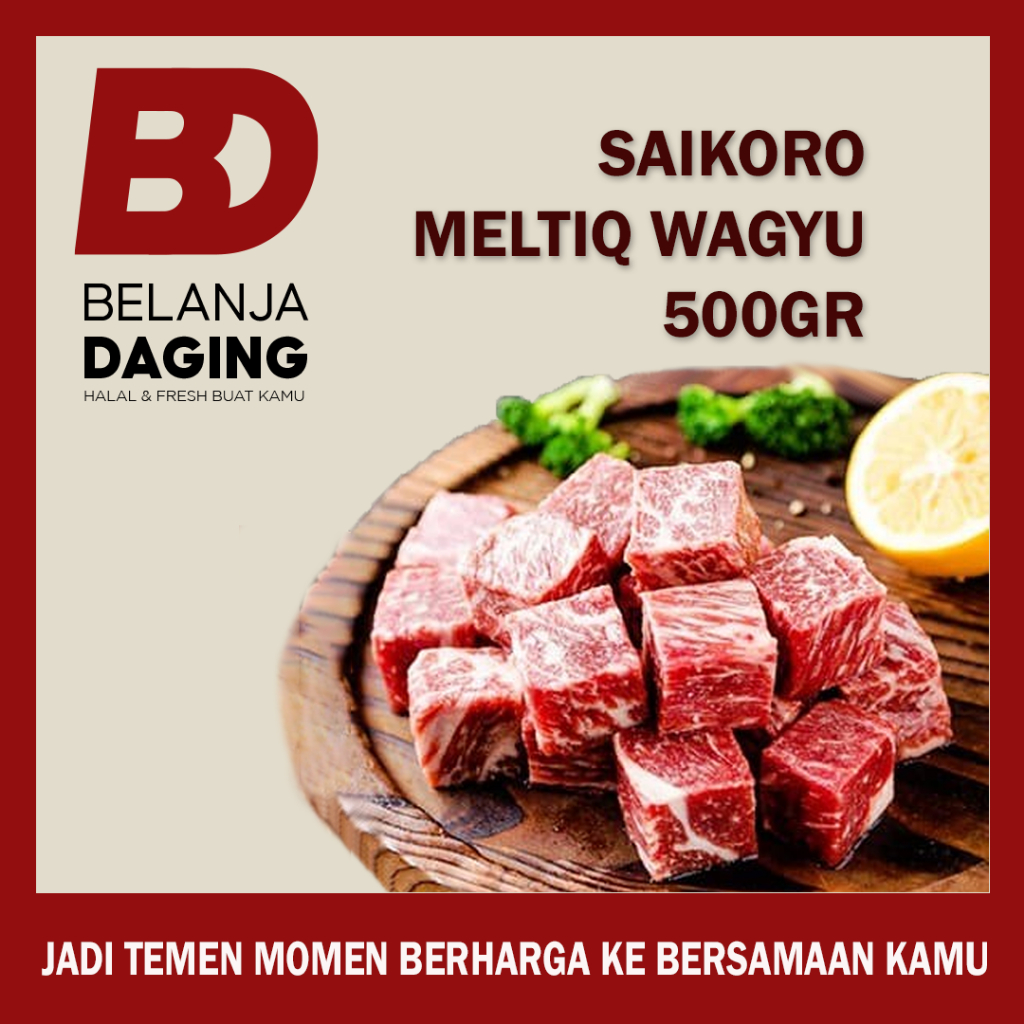 

saikoro wagyu meltiq 500gr