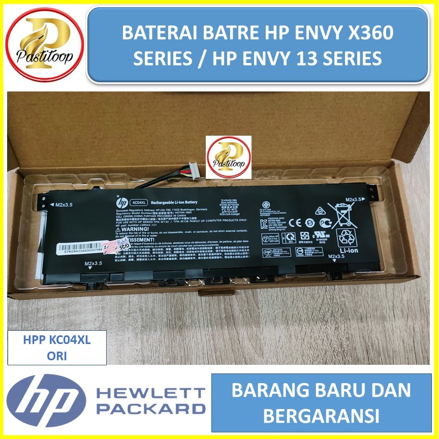 Batre baterai laptop hp envy x360 envy 13 series baru