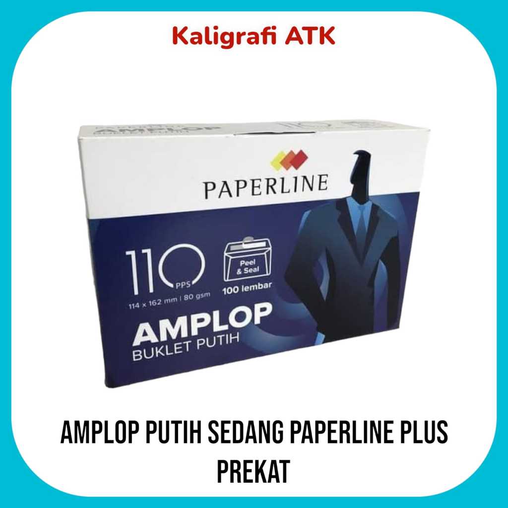 

Amplop polos sedang plus perekat 110 paperline