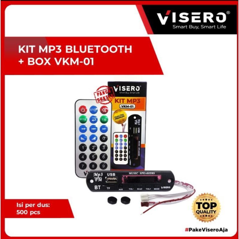 Visero KIT Modul MP3 Visero VKM-01 KIT MP3 Bluetooth Kualitas Premium
