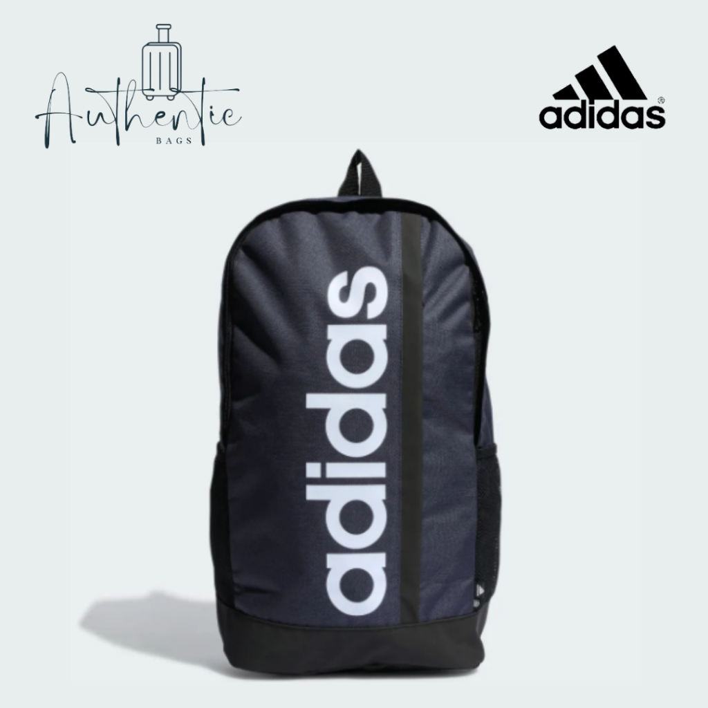 Adidas Unisex Backpack Essentials Linear Tas Punggung Pria & Wanita Navy Original