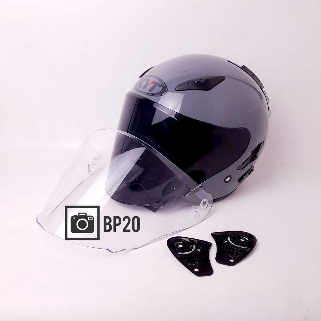 Kaca Helm KYT GALAXY FLAT R / Flat Visor Helm KYT GALAXY Flat R