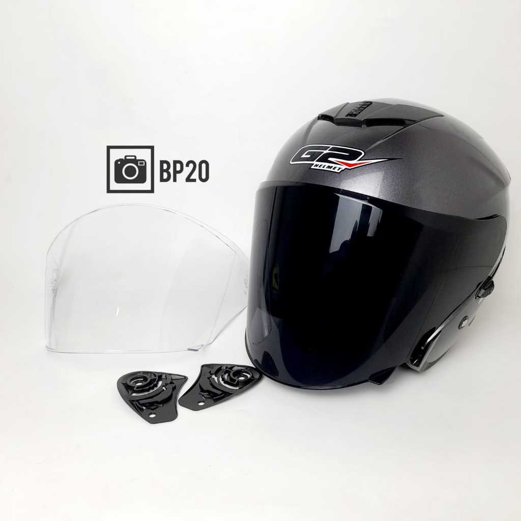 Kaca Helm G2 OPTIMAX - Flat Visor Helm G2 OPTIMAX