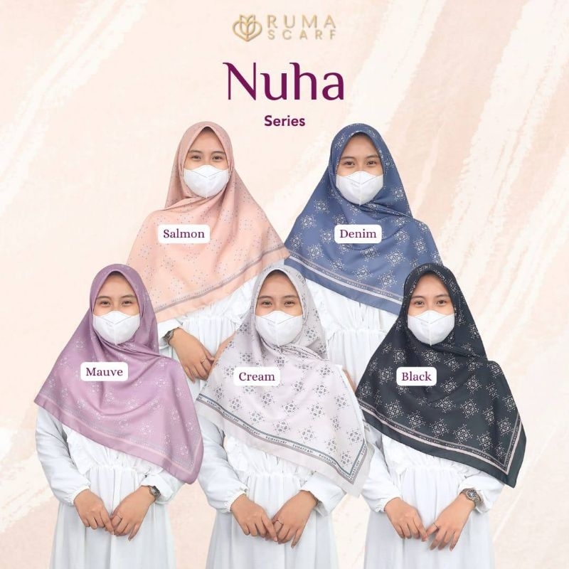READY STOCK SCARF EXCLUSIVE NUHA SERIES BY RUMA SCARF