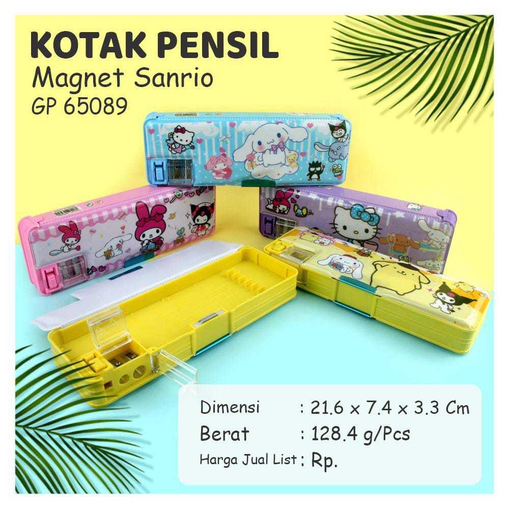 

Kotak Pensil Magnet Karakter Lucu Stationery Perlengkapan Sekolah Anak