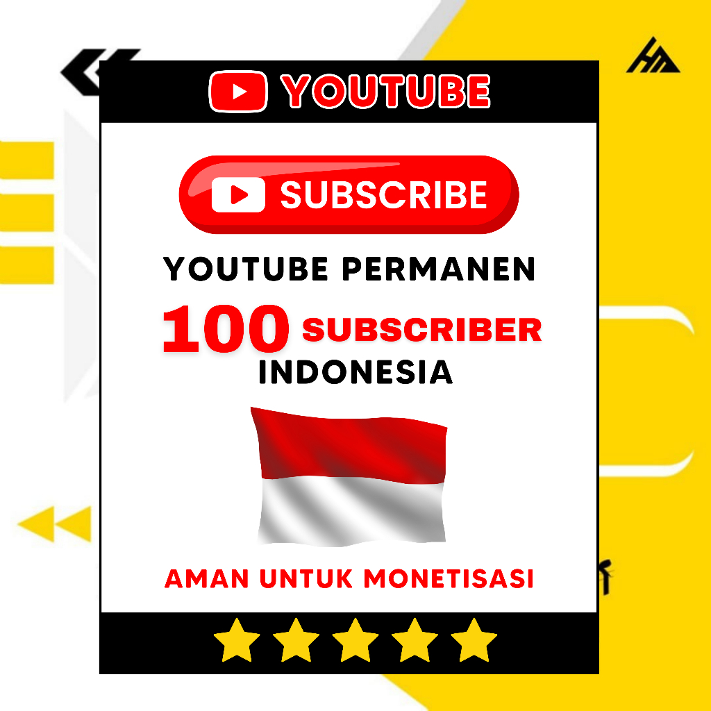 Subscriber Youtube Indonesia Termurah - Permanen Monetisasi