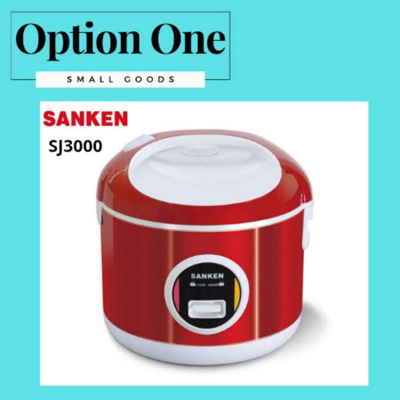 Sanken Rice Cooker Magic Com Stainless SJ3000/SJ 3000/SJ-3000