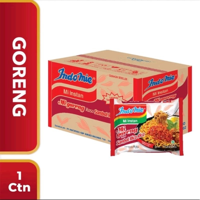 

Indomie Mi Goreng Sambal Rica Rica 1 Karton isi 40 Pcs