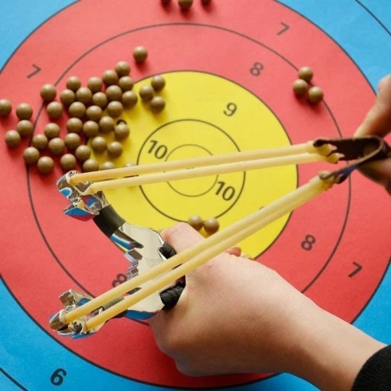 Peluru Ketapel Slingshot Hard Mud Balls isi 100 butir peluru