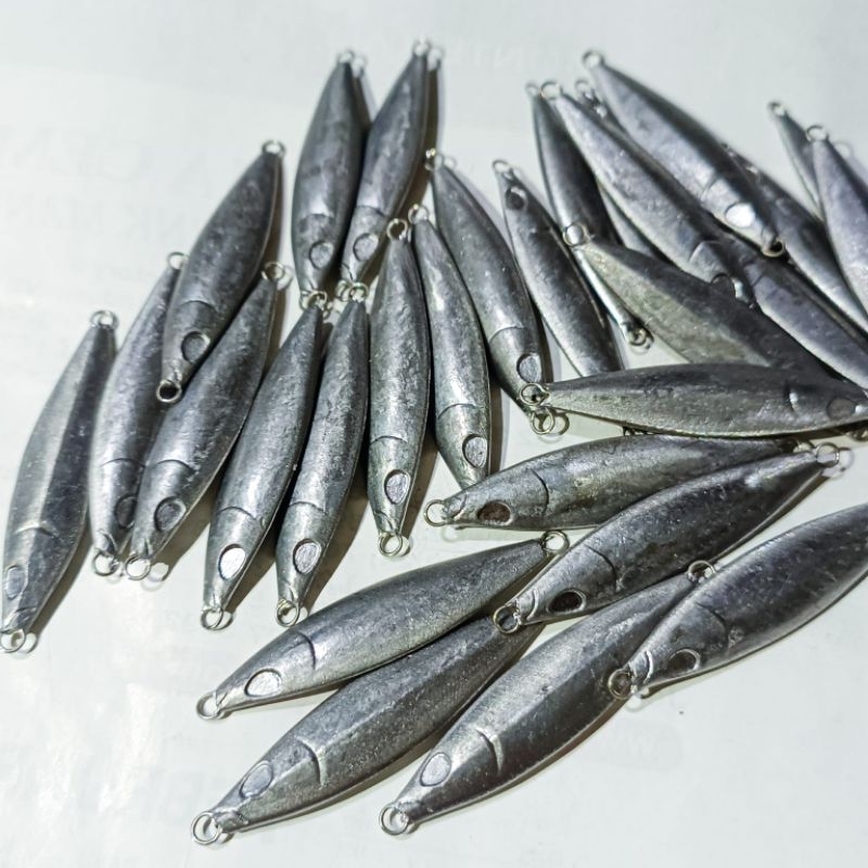 Metal jig blank 10g 15g 20g 30g 40g 50g 60gram 80gram metal jig bleng metal jig molding metal jig bl