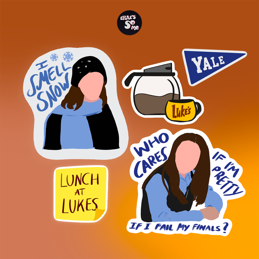 

STICKER PACK: Gilmore Girls Fan Made Aesthetic Stickers A6