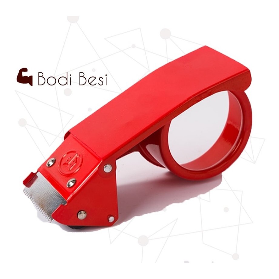 

Dispenser Tape Tempat Pemotong Lakban Bodi Besi Tajam MURAH