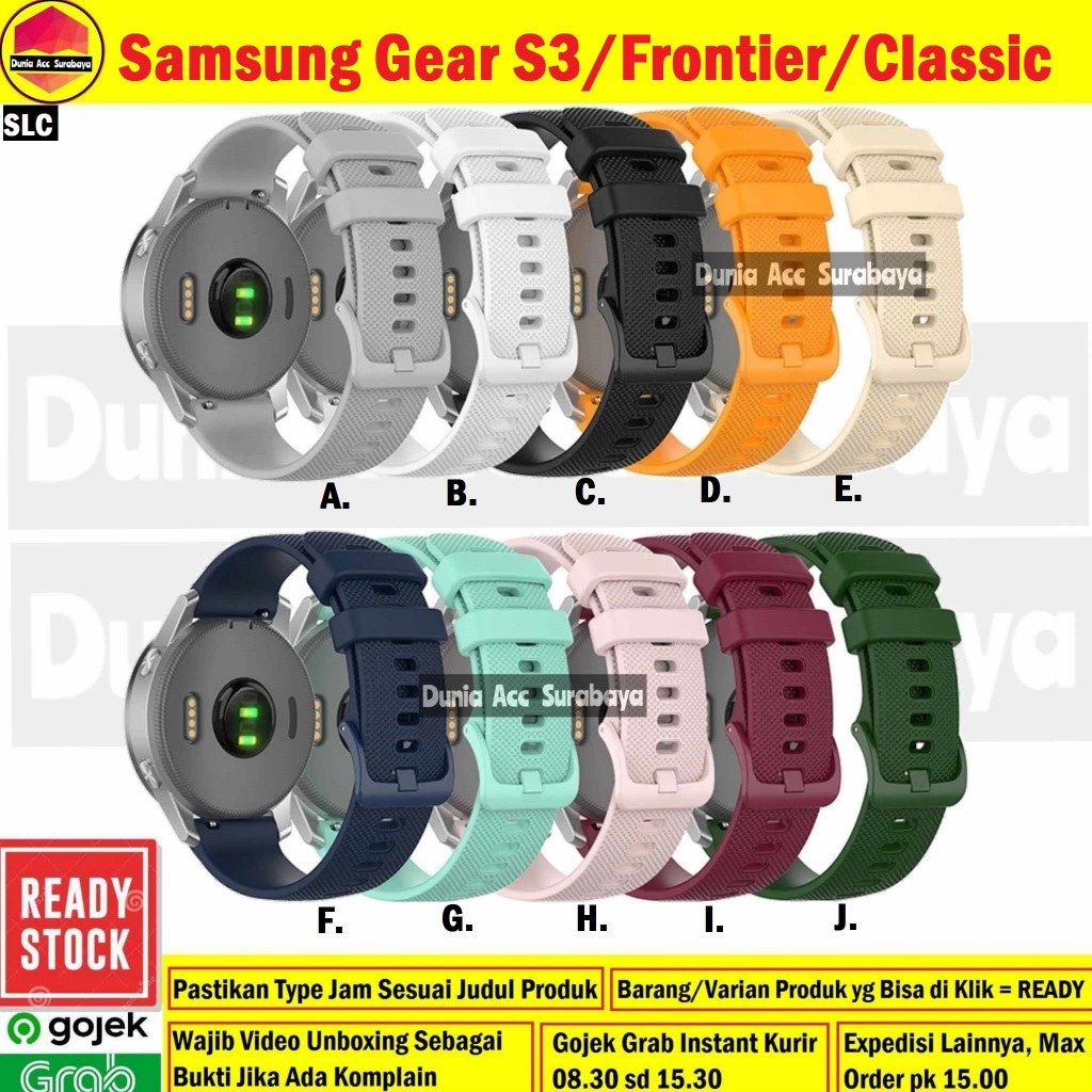 Tali Jam Tangan Samsung Galaxy Gear S3 / S3 Frontier / S3 Classic Strap 22mm - SLC