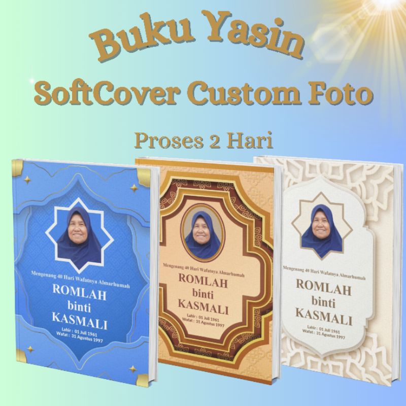 YASIN SOFTCOVER || YASIN 128 HALAMAN || YASIN MURAH || YASIN PAKAI FOTO