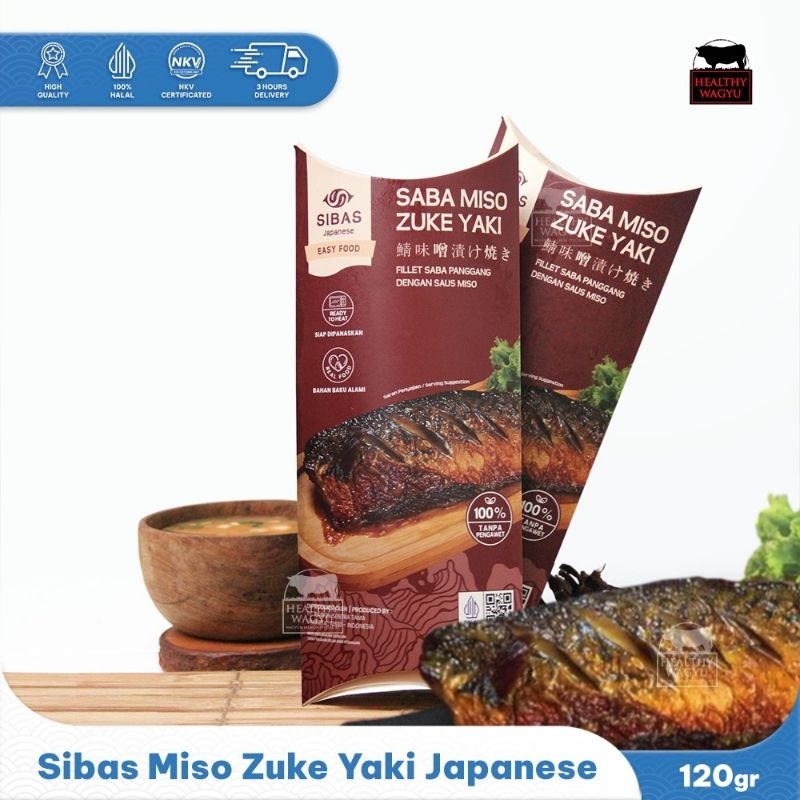 

Sibas Saba Miso Zuke Yaki Fillet Ikan Saba Jepang Siap Saji Halal