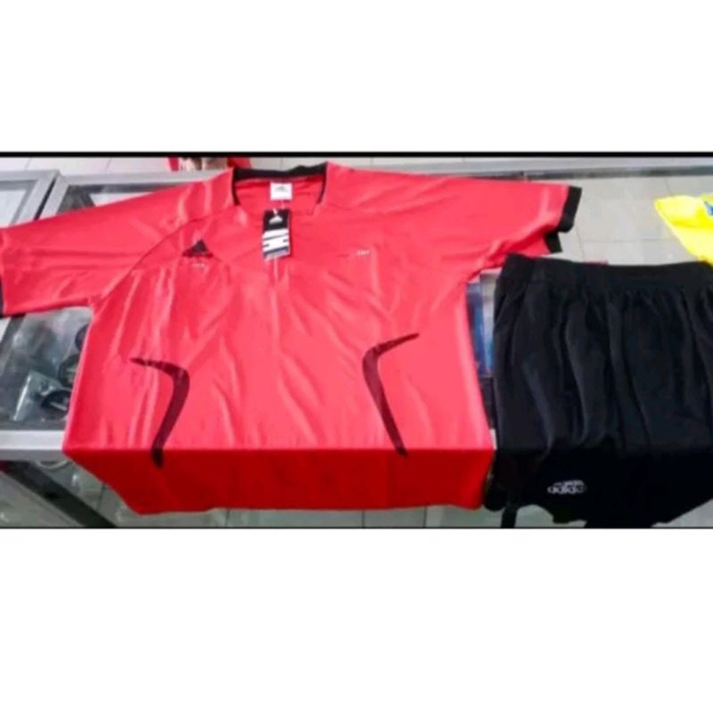 setelan baju bola wasit adidas