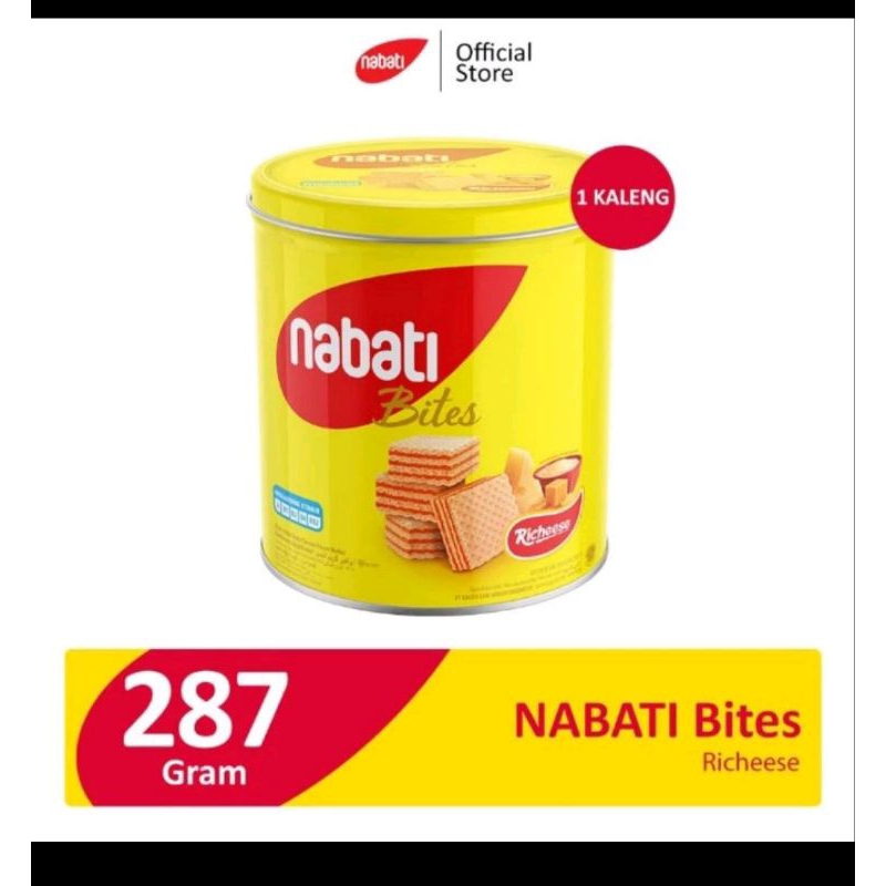 

Nabati kaleng rasa keju, Nabati bites richeese