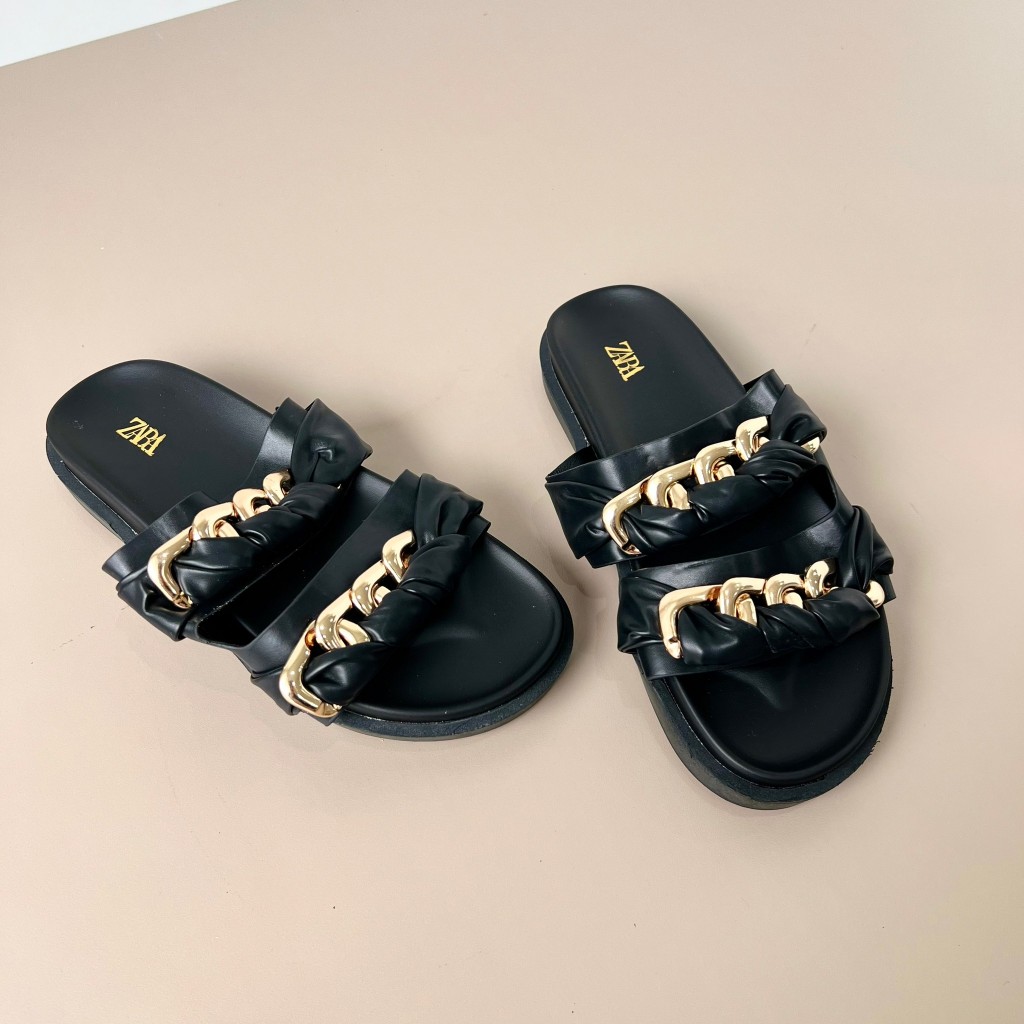 Z91223 SANDAL FLAT WANITA ZARA ORIGINAL