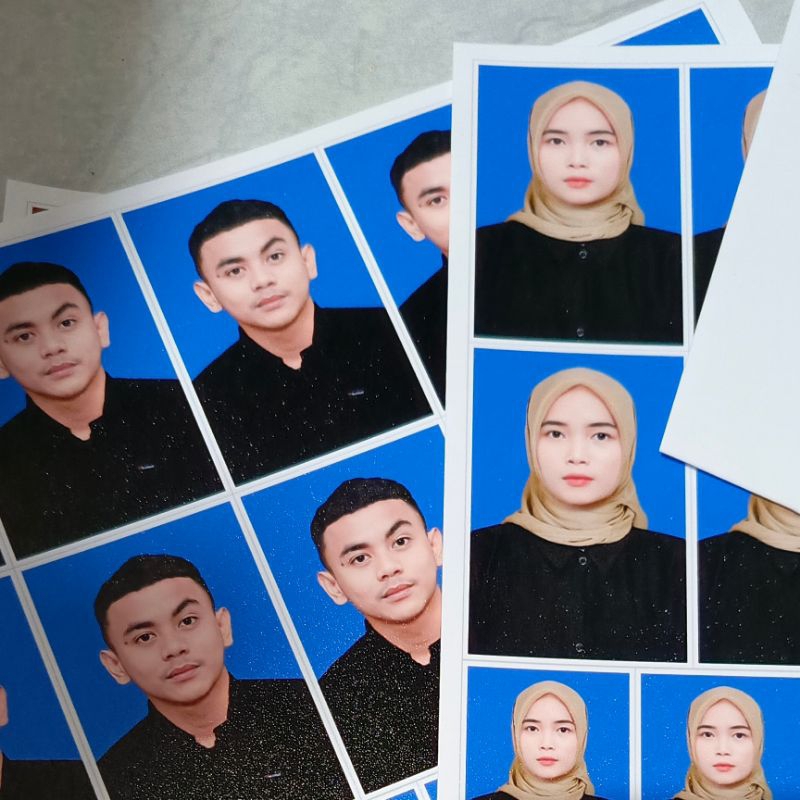 PAS FOTO KERTAS DOF KULIT JERUK