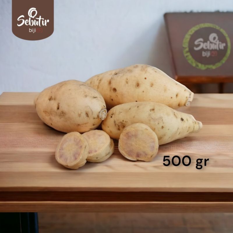 

Ubi Madu Cilembu rancing 500gr kualitas AB isi 2 -6 varietas terjamin