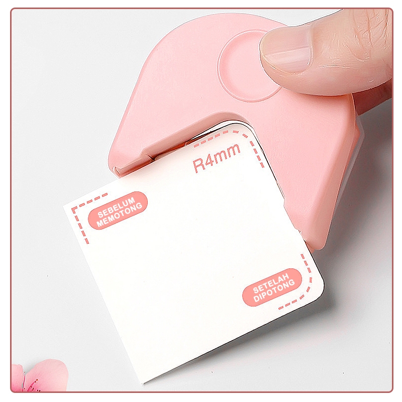 

R4 Paper Round Corner corner cutter photo cutter corner rounder mini Pembolong Kertas mini - Qiqi