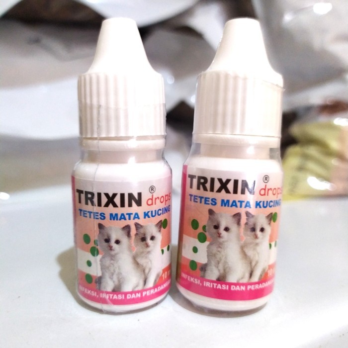 Tetes Mata Hewan - Trixin Tetes Mata Kucing - tetes mata kucing - Obat tetes Mata Kucing