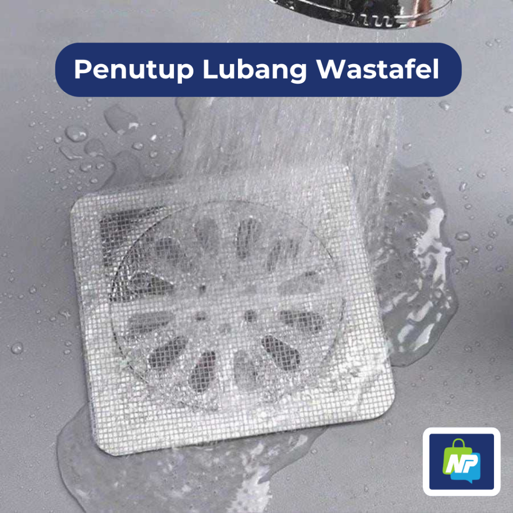 Stiker Saringan Penutup Lubang Wastafel Bak Cuci Piring Elastis Praktis Isi 10 Pcs