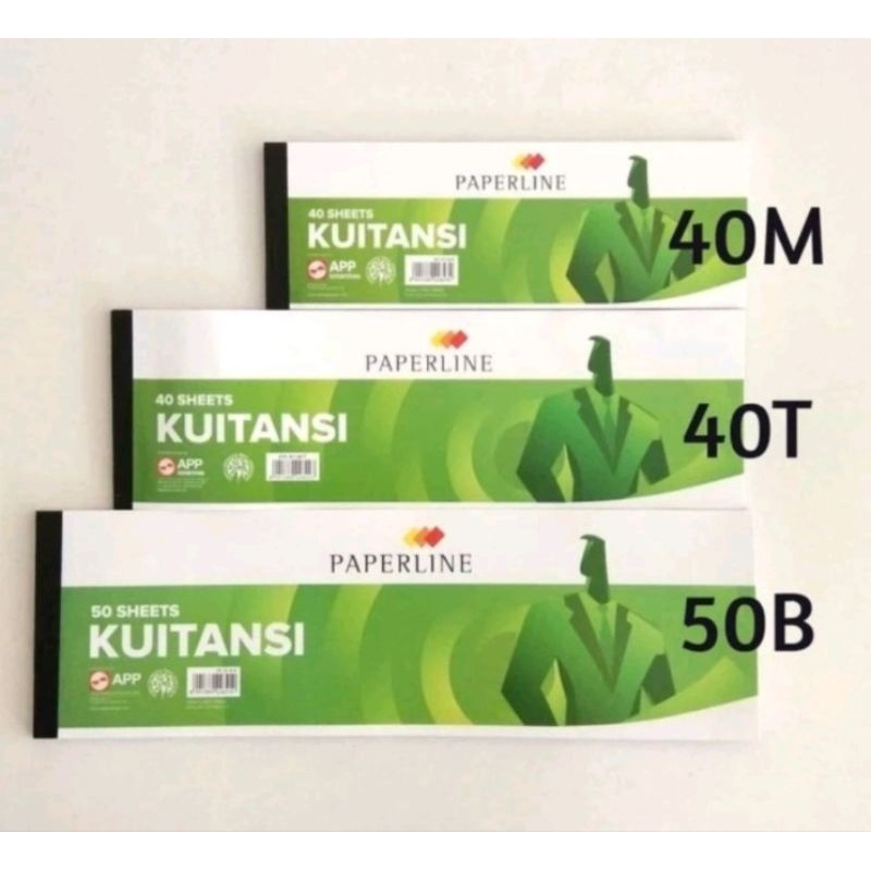

BUKU KWITANSI KECIL / SEDANG / BESAR / PERPACK ISI 10PCS / PAPERLINE