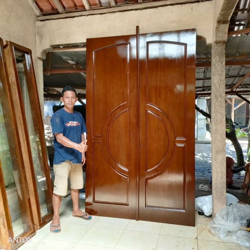 pintu kupu tarung jati pintu utama jati pintu jati