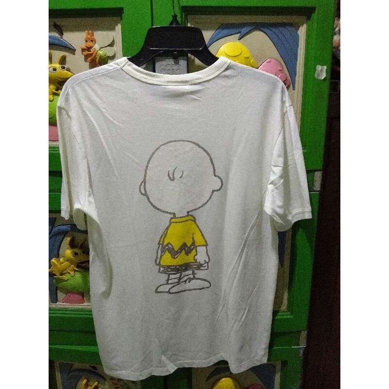kaos oblong peanut second preloved