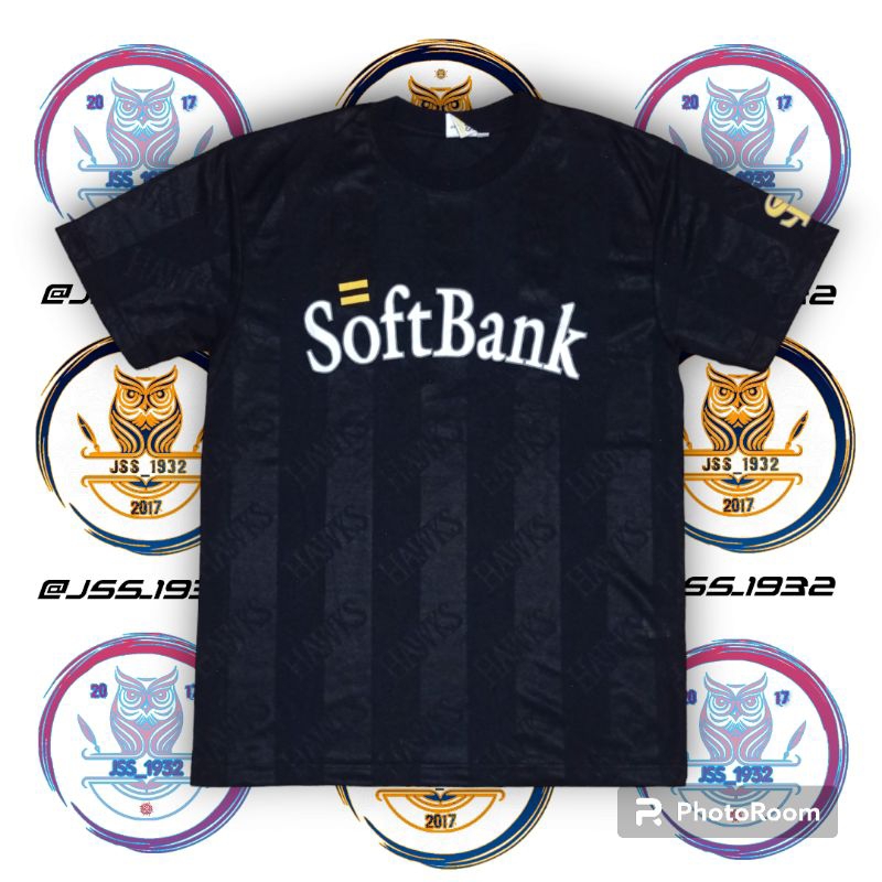 Jersey Baseball FUKUOKA SOFTBANK HAWKS Kit KOKUBO 9 ORIGINAL Murah Retro Vintage Rare Blokecore Olah