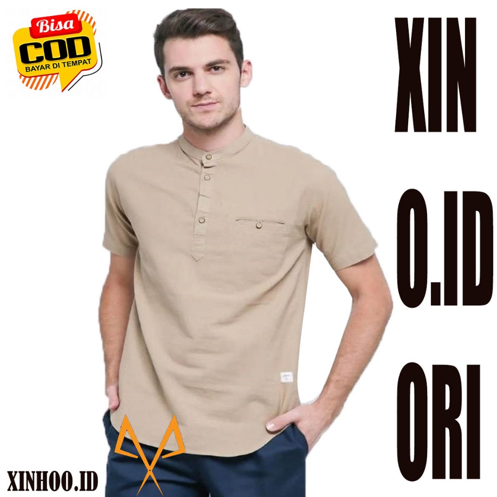 PROMO BAJU MUSLIM Baju Koko Lengan Pendek Agera Koko Lengan Pendek Sajuak Baju Muslim Lengan Pendek 