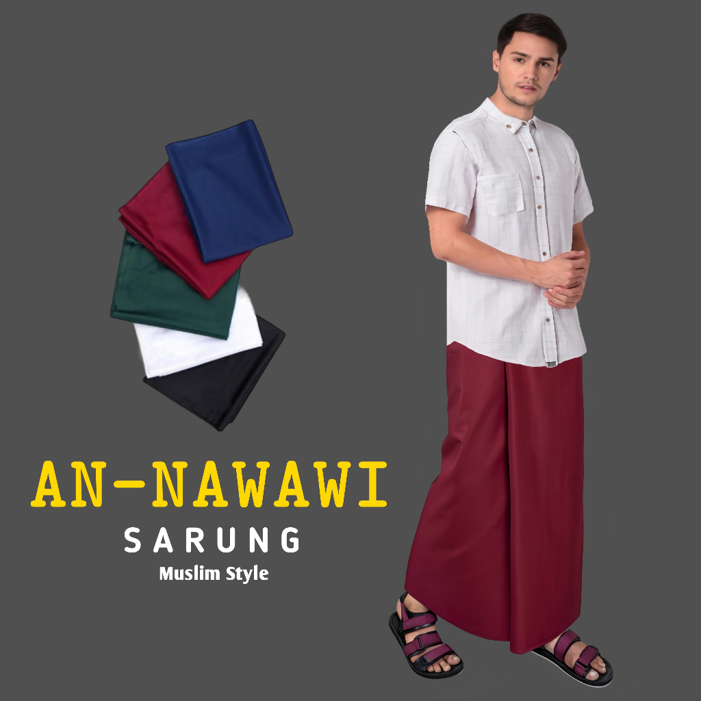 ORIGINAL Sarung Pria Dewasa motif polos PREMIUM / sarung sholat pria / sarung laki laki dewasa