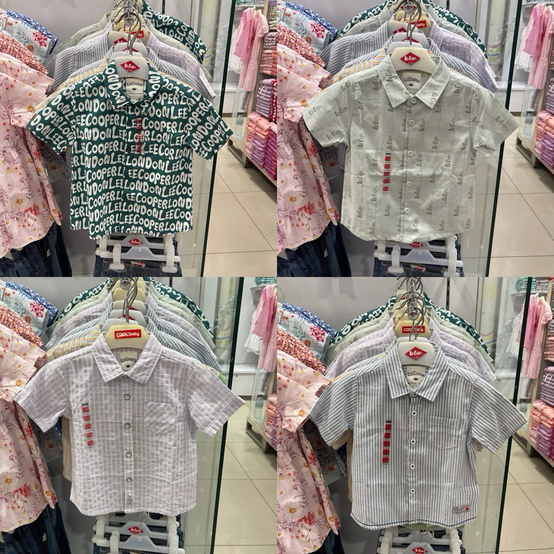 LEE COOPER BABY - Kemeja Anak Laki-Laki (0-36 Bulan)