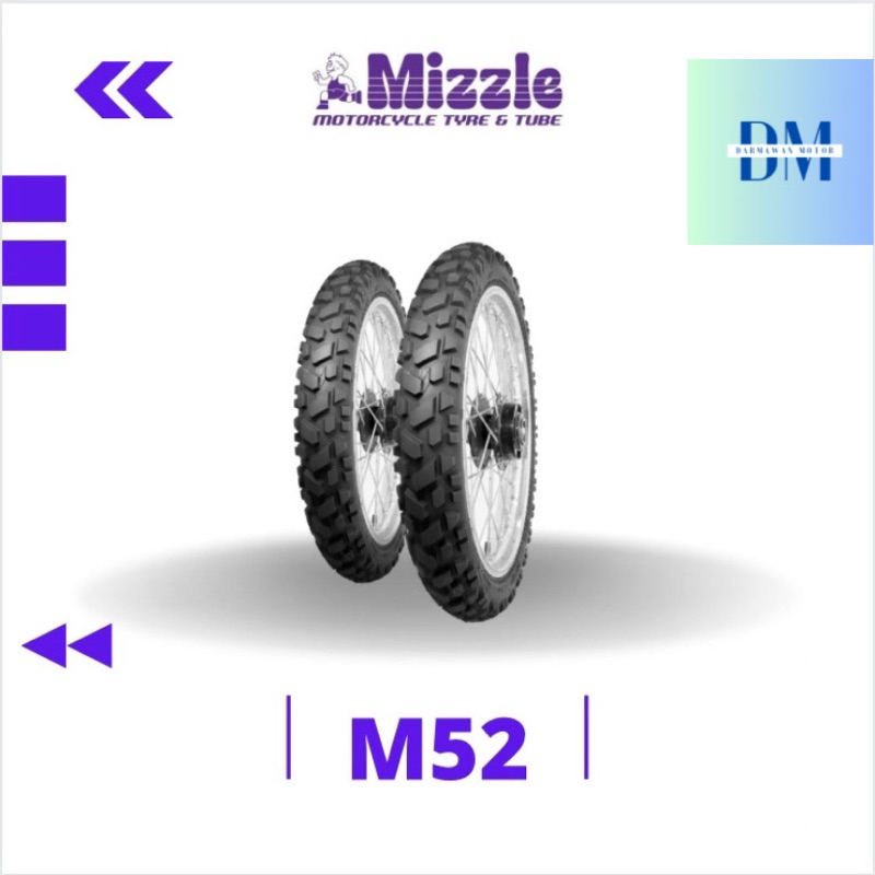 Produksi Terbaru Ban Motor Mizzle M52 80/90 &amp; 90/90 Ring 14