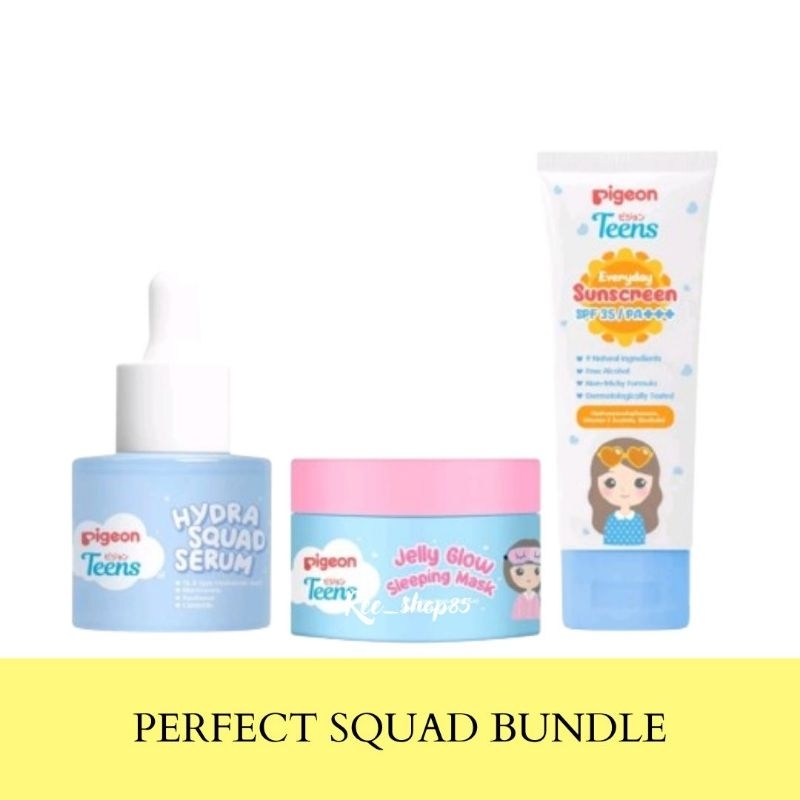 PIGEON TEENS Perfect Squad Bundle Skincare Anak Remaja