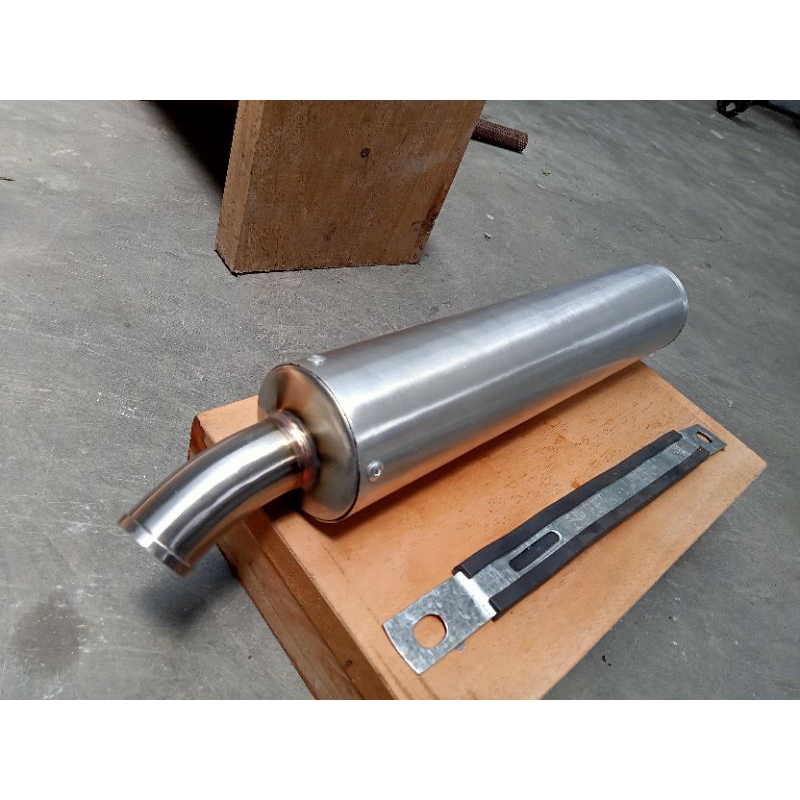 silencer almunium silver universal all 2 tak