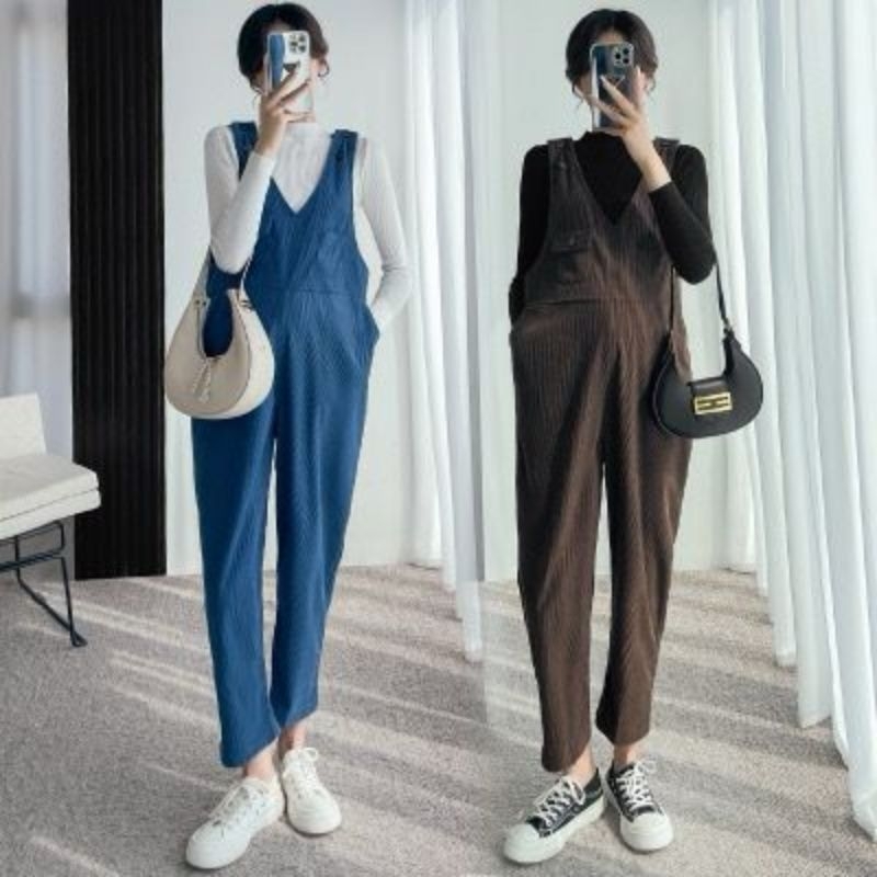 NEW!!!Jumpsuit/Overall Corduroy Ibu Hamil.