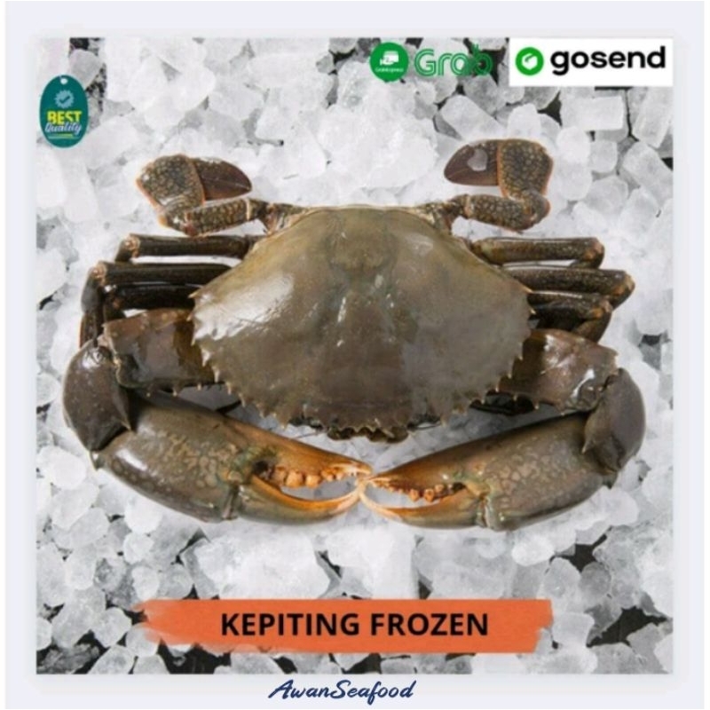 Kepiting Frozen Segar 1kg