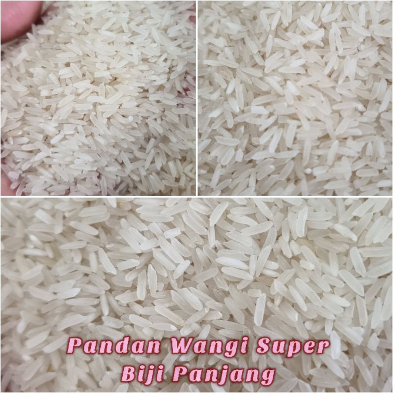 

Beras Pandan Wangi Panjang 3 KG Super - Merk Bambu Wangi