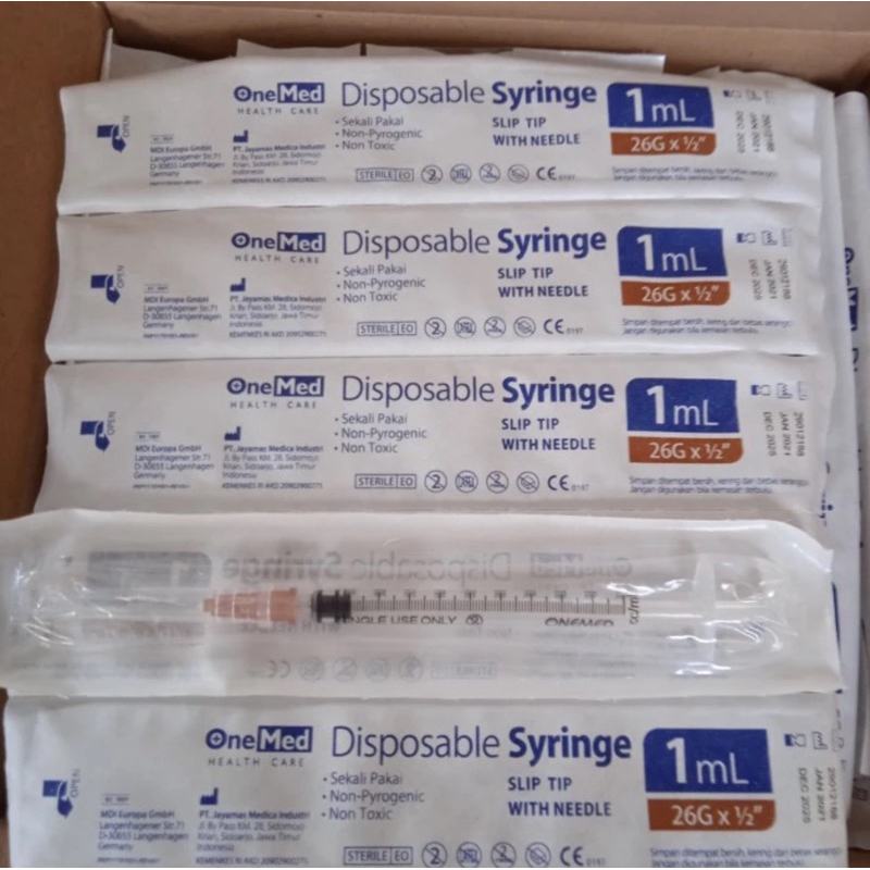 Disposable Syringe Spoit Onemed 1cc