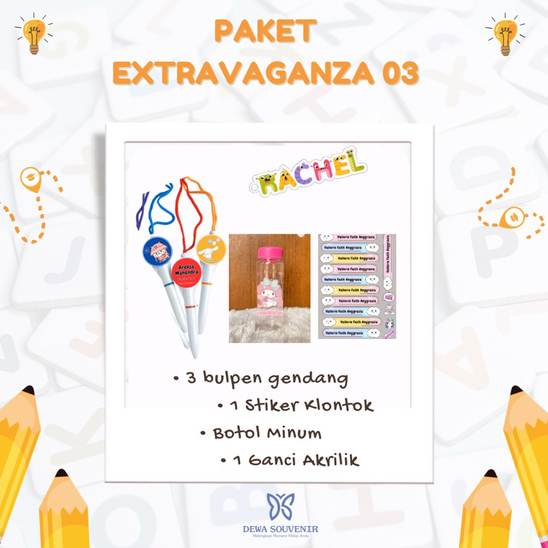 

Dewa Souvenir Paket Back To School Extravaganza 03 Perlengkapan Sekolah Anak Lucu